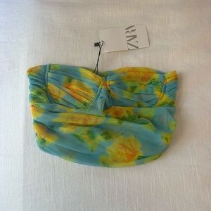 Zara Strapless top